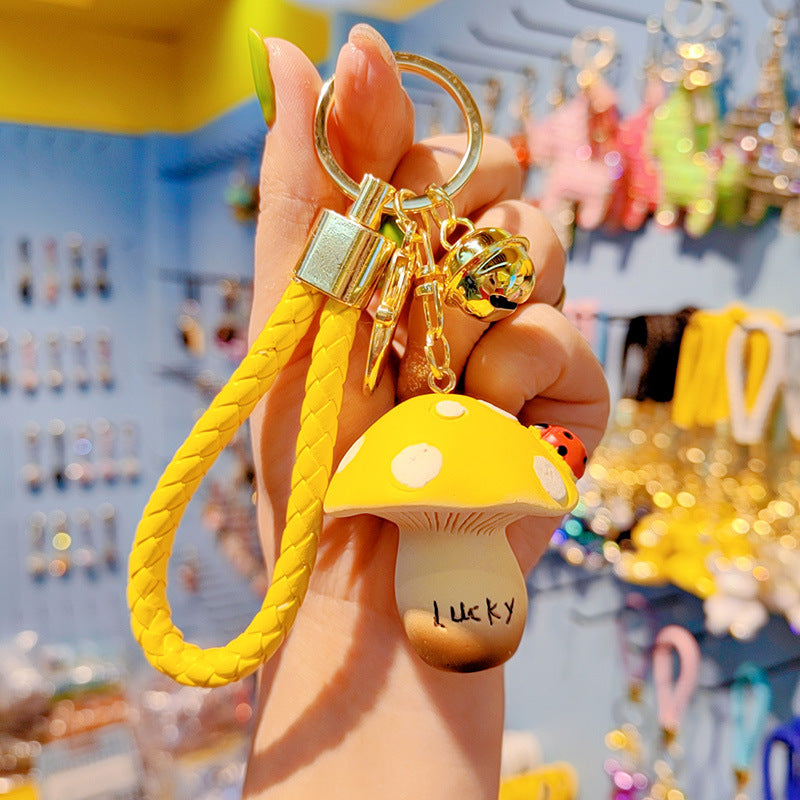 Wholesale Luminous Lucky Mushroom Keychains